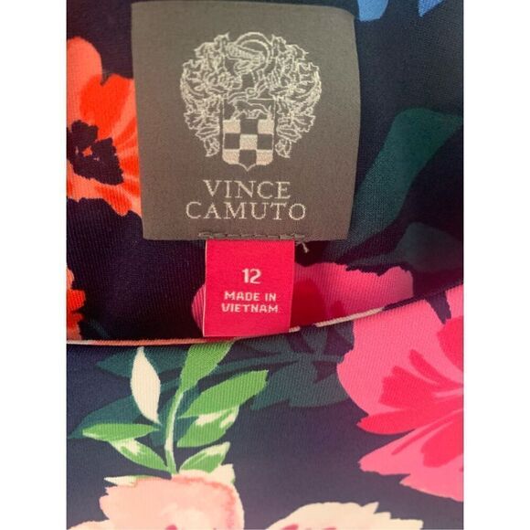 Vince Camuto Sleeveless Floral Fit and Flare Mini Dress - Picture 9 of 13